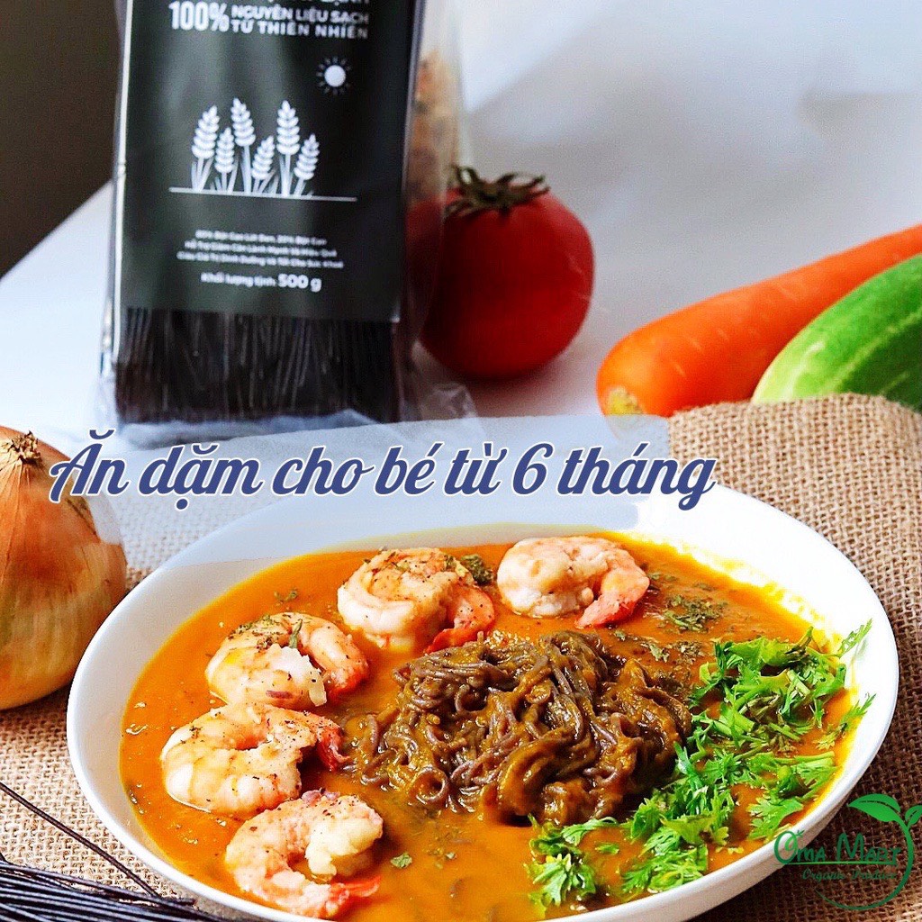 Bún gạo lứt, rau củ Clean Farm 500g (Eat Clean, Bé ăn dặm, Thực dưỡng...)