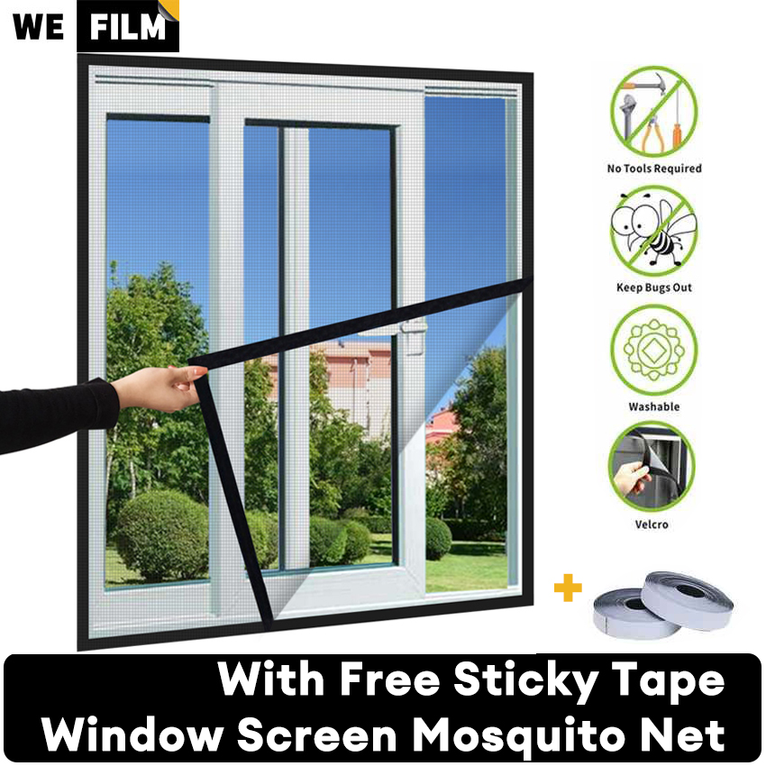 Màn Chống Muỗi Cho Windows Tự Dính Vô Hình Màn Chống Muỗi Tùy Chỉnh DIY Đơn Giản Có Thể Ngăn Ngừa Sốt Xuất Huyết Cửa Sổ Màn Hình Với Ốp Điện Thoại Dính