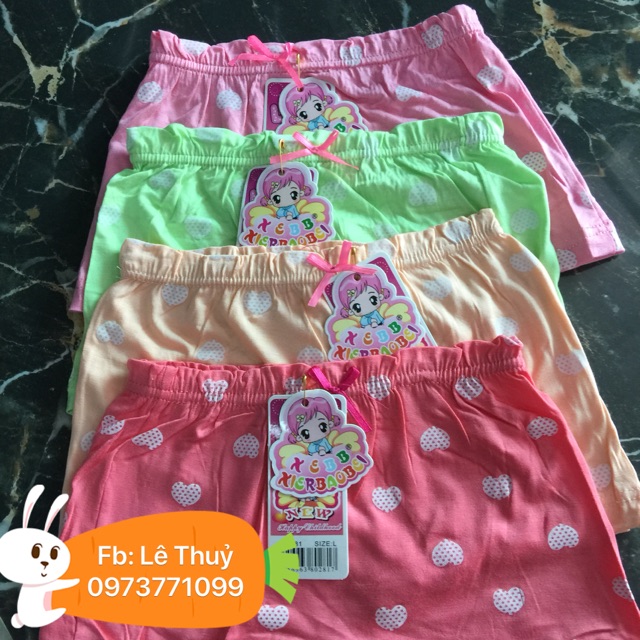 Quần Chip Đùi Chấm Bi Bé Gái
