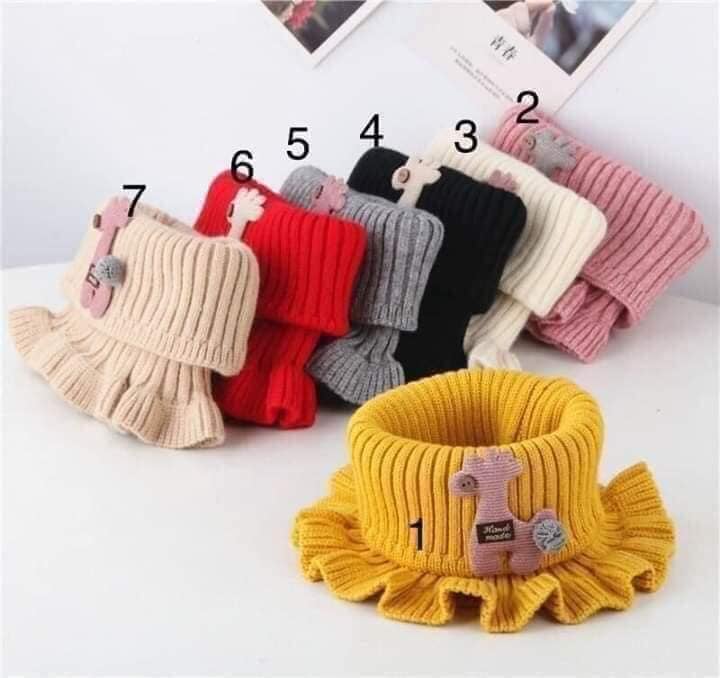 Khăn len ống quàng cổ mùa đông cho bé