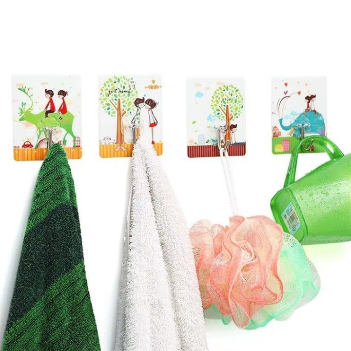 Combo 2 MÓC DÁN TƯỜNG 3D SIÊU CHỊU LỰC