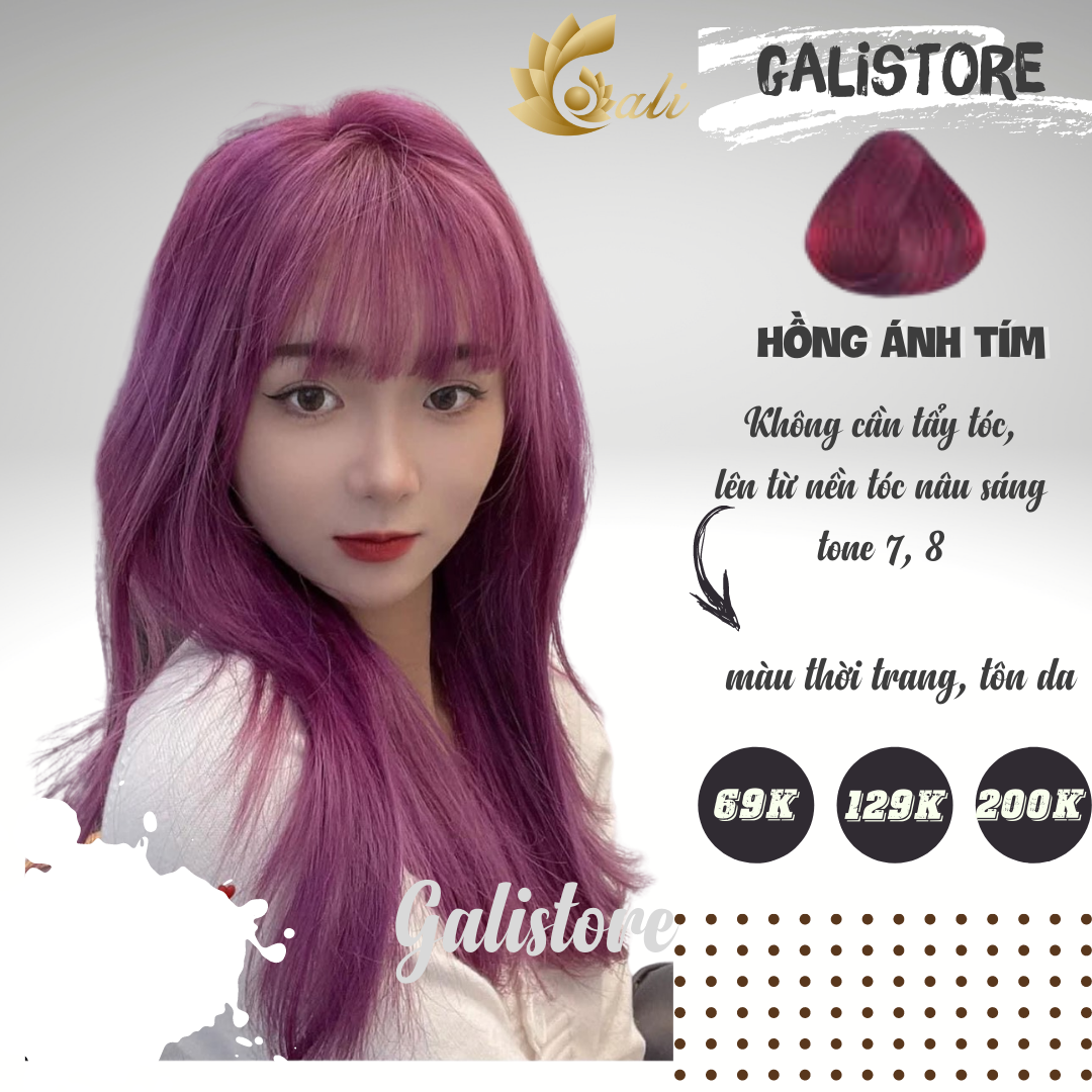 Màu Tím Hồng Baby Pink Kem đổi màu tóc tận nơi COLORLINE kiểu mẫu mới mẻ sản phẩm nội  địa nước Việt Nam khẳng định an toàn và đáng tin cậy  tặng kem oxy trợ nhuộm  Lazadavn