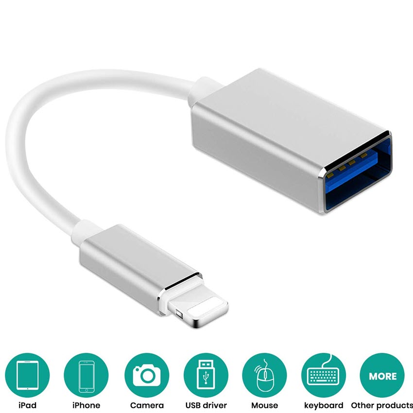 Cáp Lightning USB OTG cho IPad