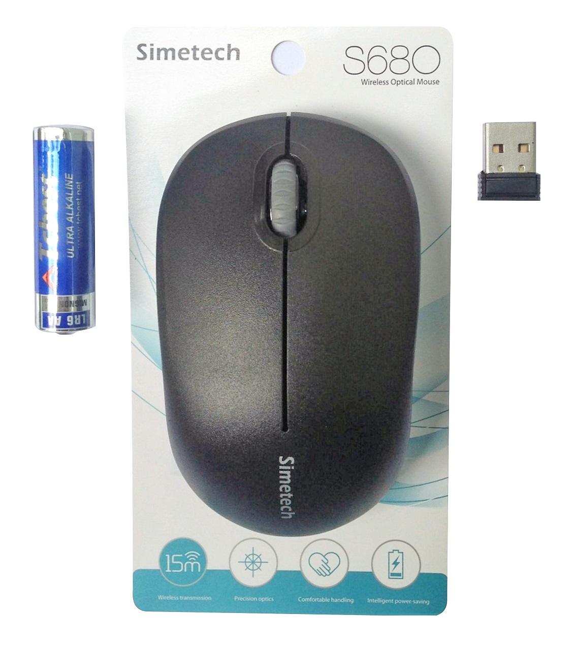 Chuột Không Dây Laser Simetech Wireless Mouse