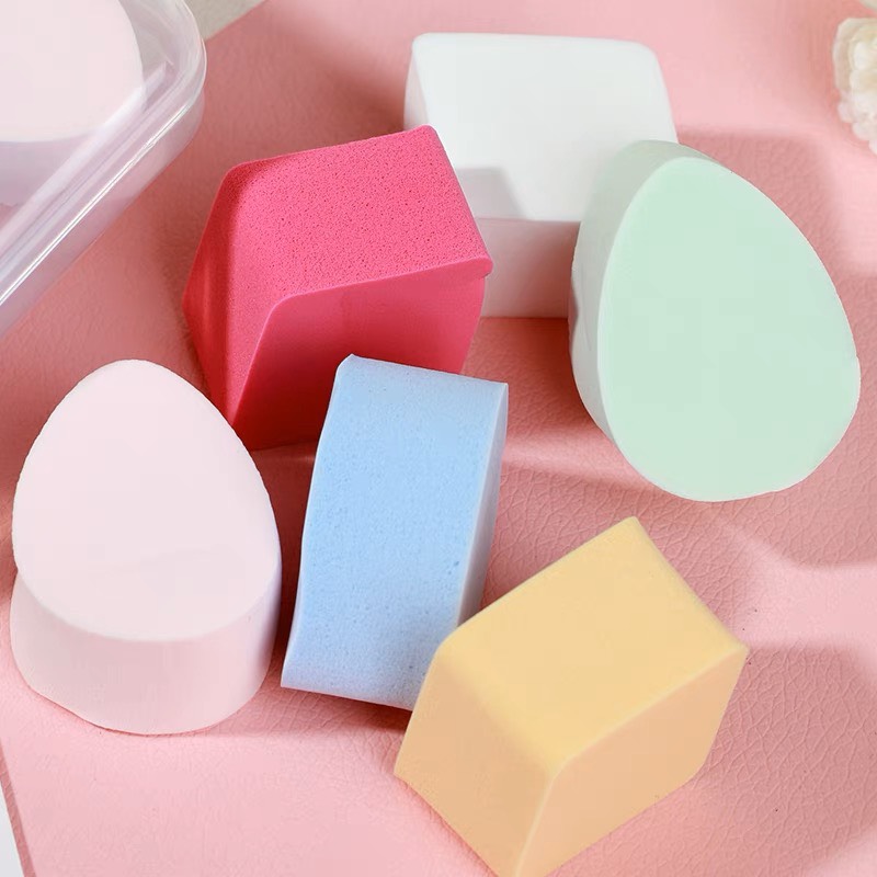 Bộ 6 Mút Trang Điểm Tán Kem Nền Cao Cấp