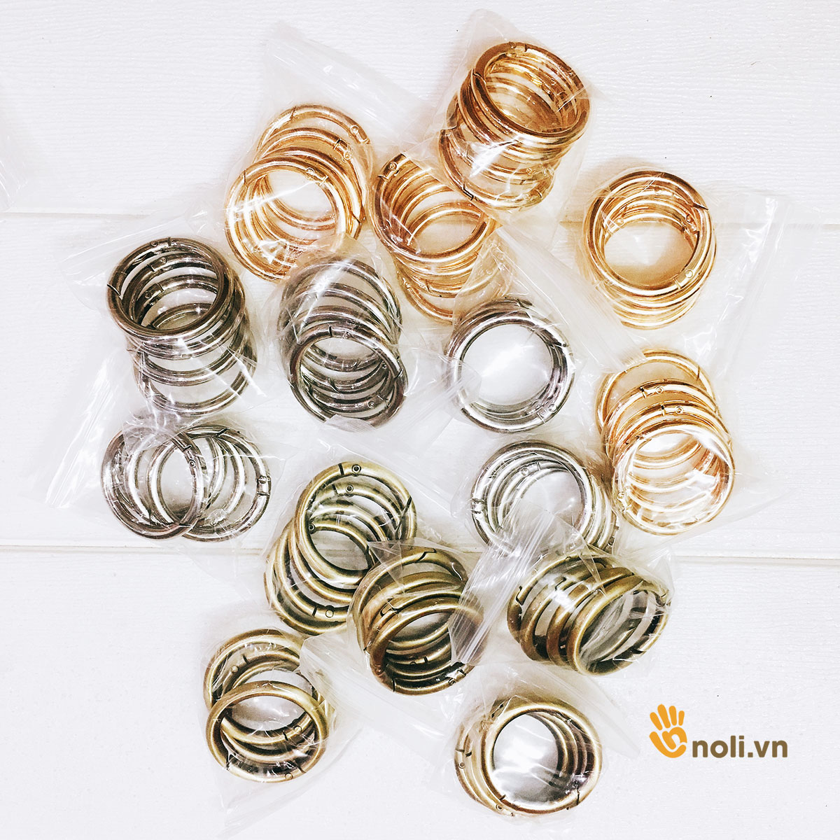 Khoen tròn mở 40mm (1 cái)