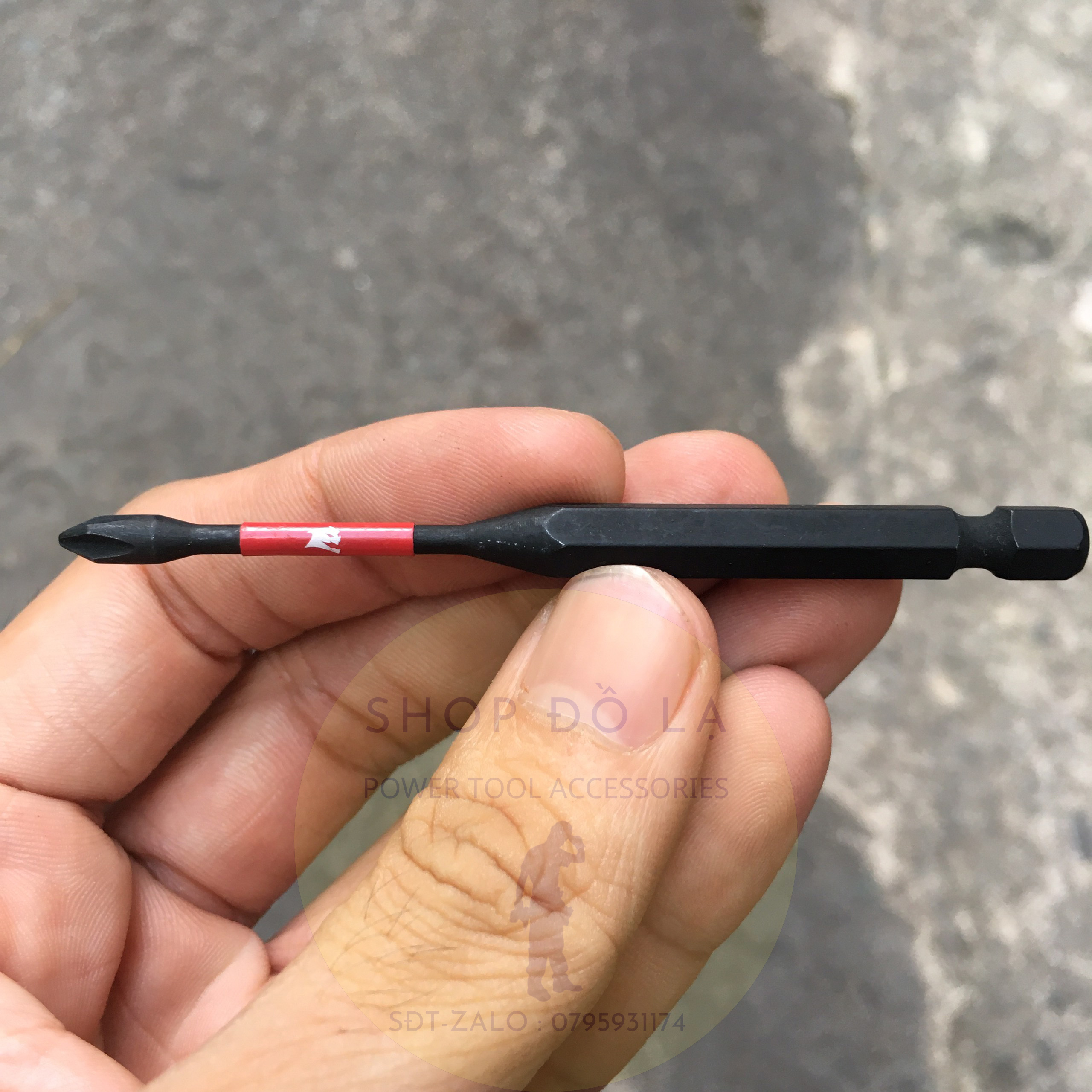 Mũi Vít Bake DIABLO PH1 Dài 90mm Màu Đen Tem Đỏ