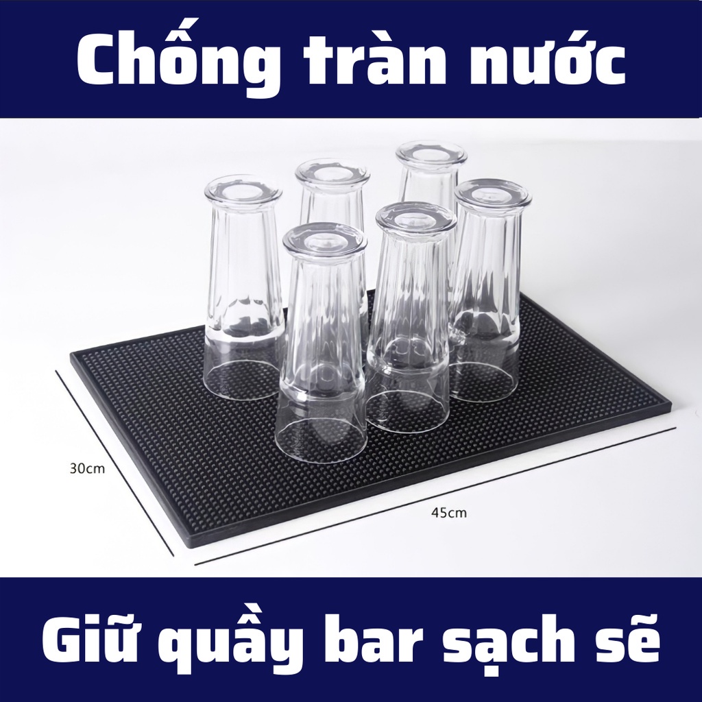 Thảm Bar Pha Chế, Thảm Lót Cao Su Quầy Bar,