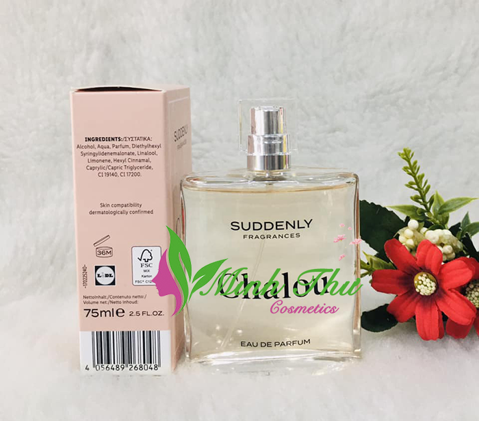 Nước hoa Suddenly Chalou Eau de Parfum 75ml [Auth]