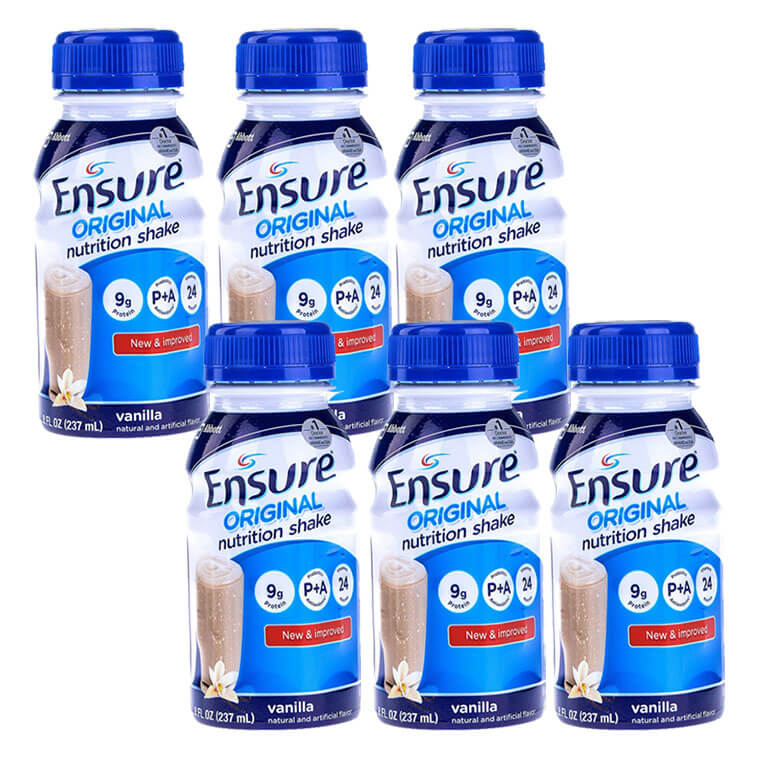 Thùng 24 chai sữa nước Ensure Vani 237ml