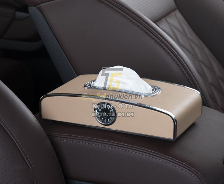 Hộp đựng khăn giấy trên Ô tô, Xe hơi 3 trong 1