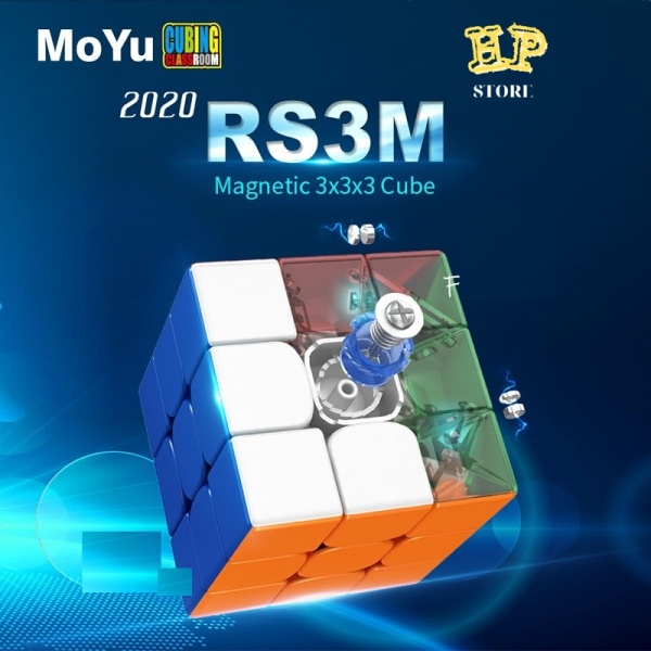 [HCM]Rubik 3x3 Nam Châm cao cap robik cao cap MoYu RS3M 2020