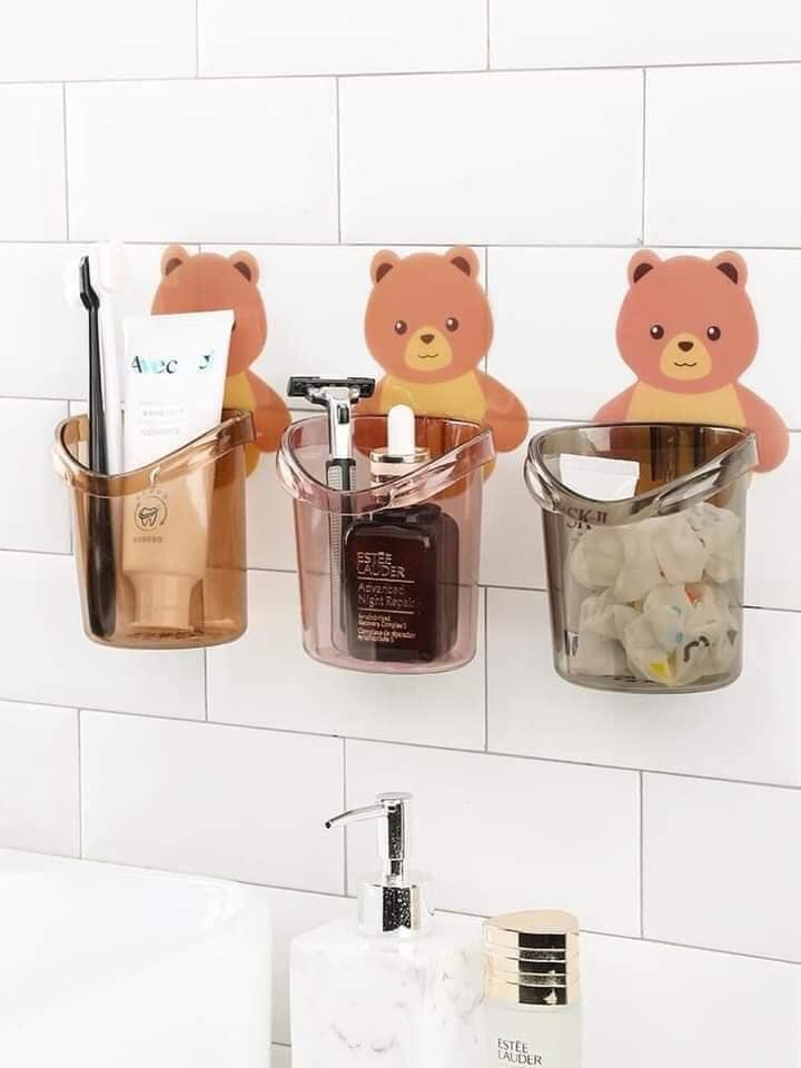 Côc Dán Tường Hình Gấu Đa Năng