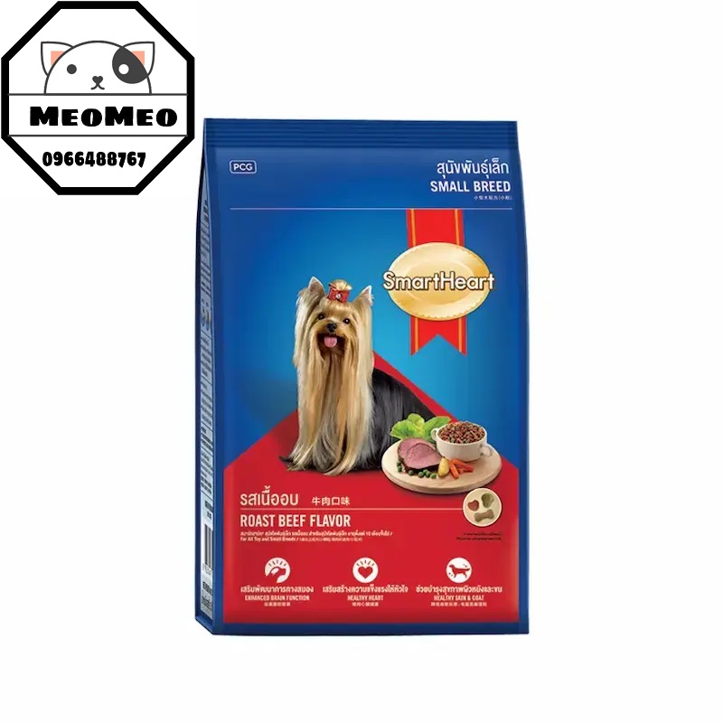 Smart Heart Chó Con vị Bò và Sữa 400g