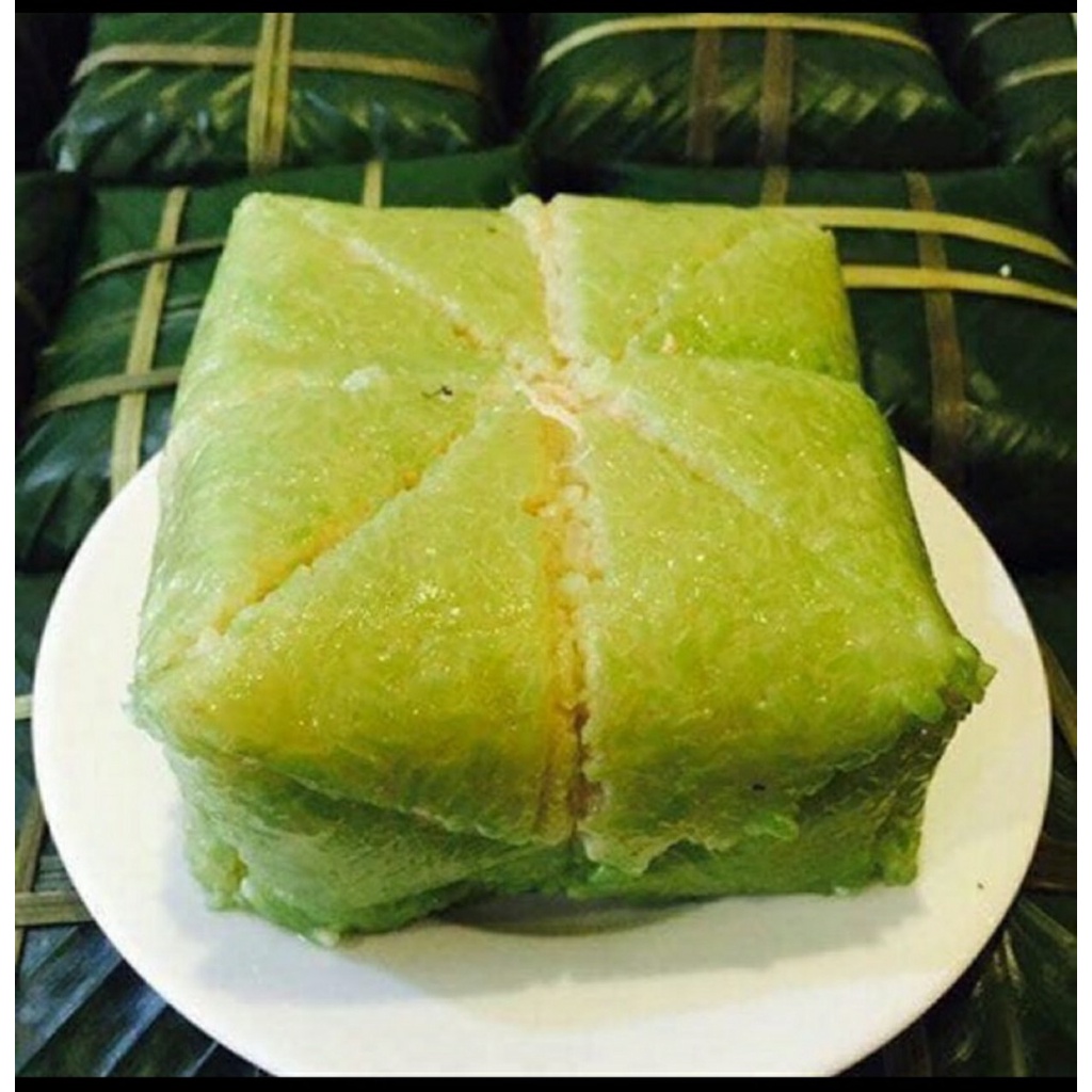 3 cái bánh chưng mặn Bình định (1 cai 400gram có hút chân không)