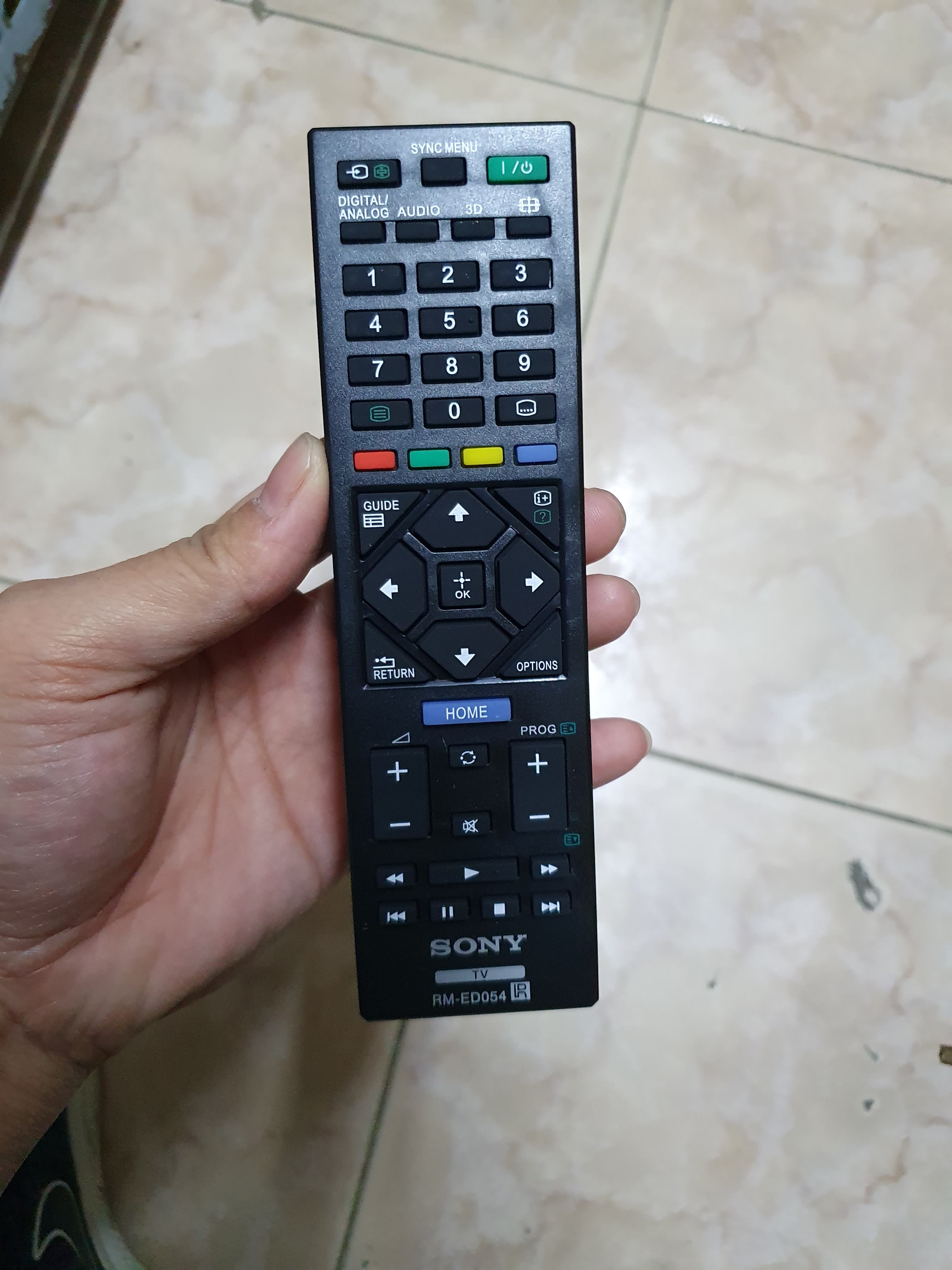 Remote ti vi smart SONY zin ngăn