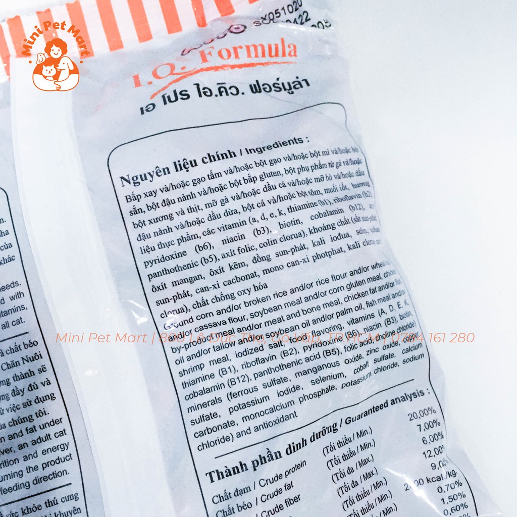 [HCM]Thức ăn hạt cho mèo trưởng thành A PRO 500g