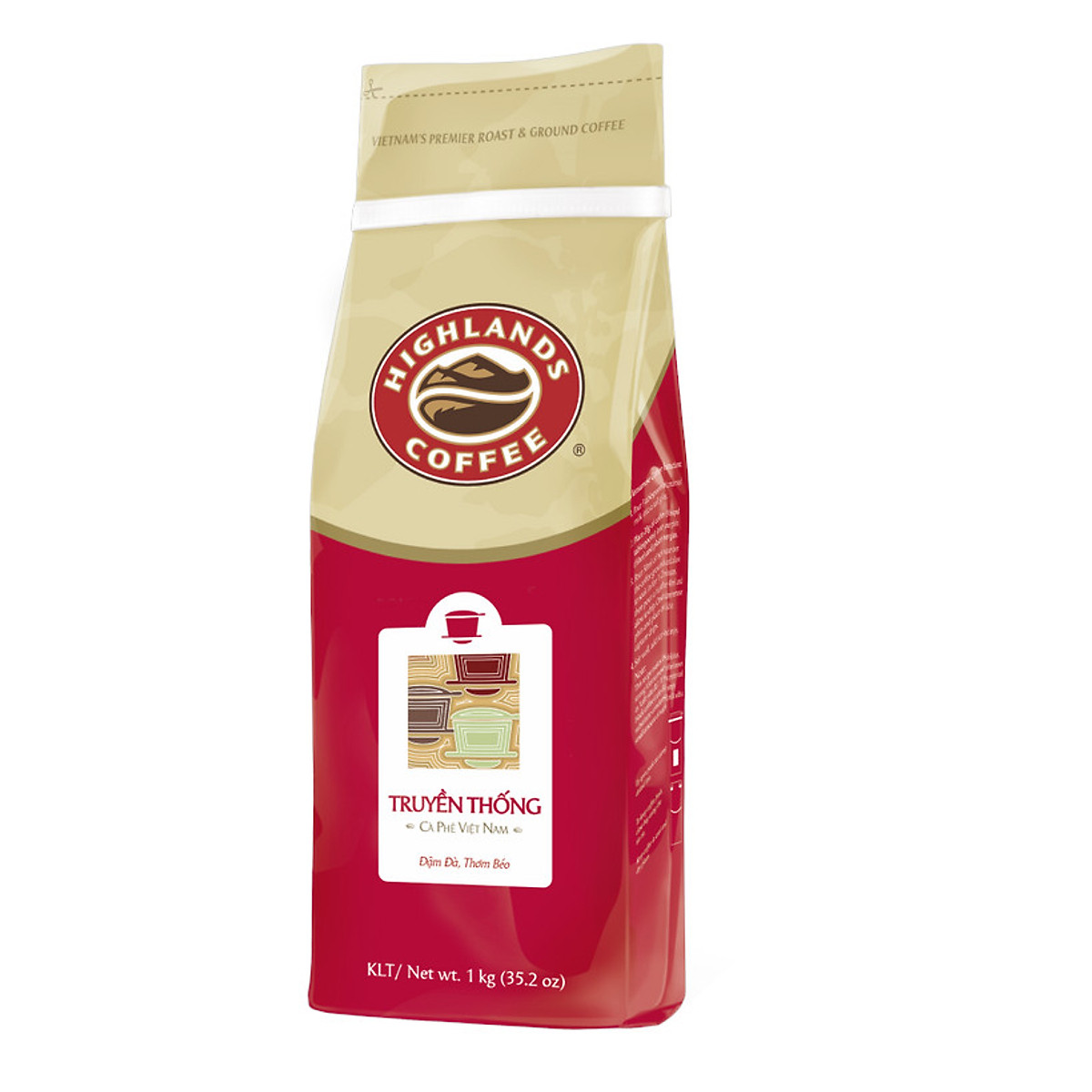 ( Combo 2 Gói ) Cà Phê Bột Highland Coffe Truyền Thống 1KG