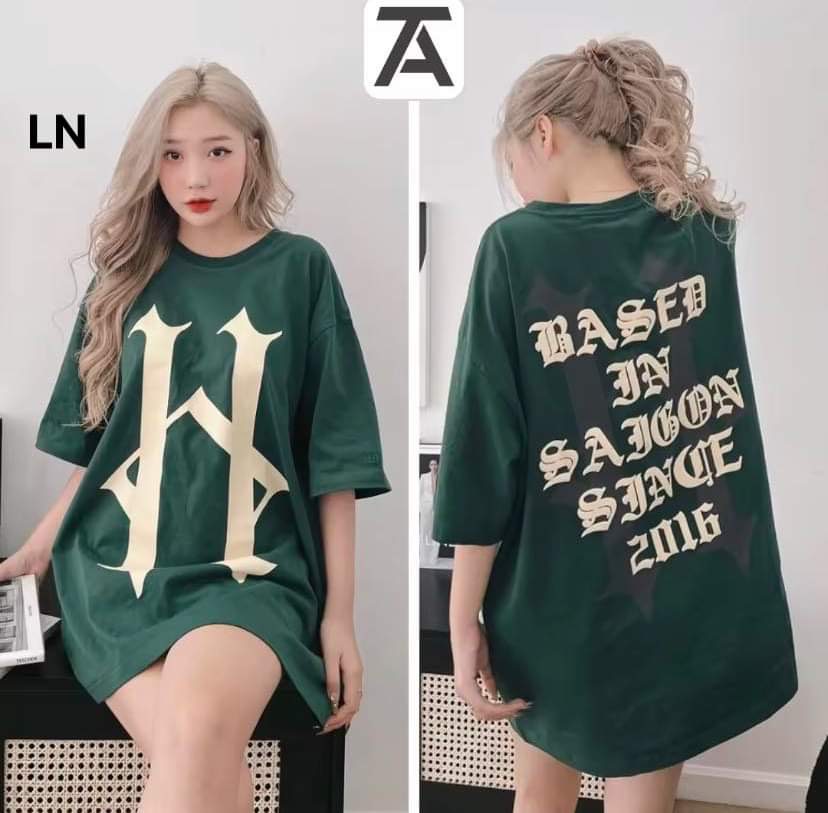 áo phông H fom thụng chất cotton ,ln