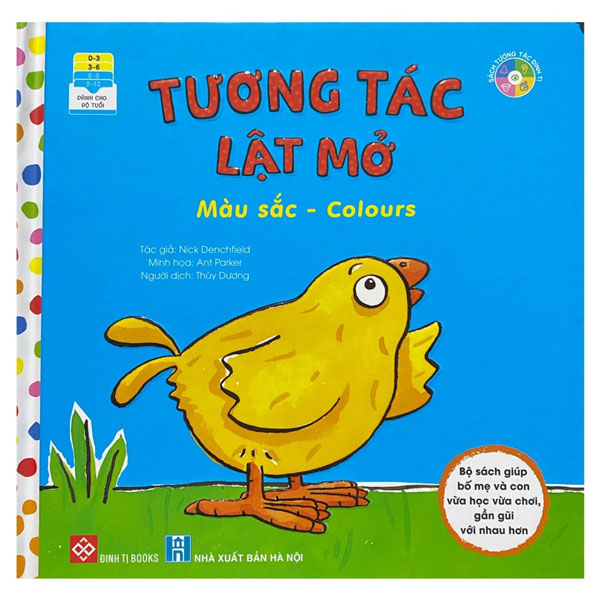 Fahasa - tương tác lật mở - màu sắc - colours