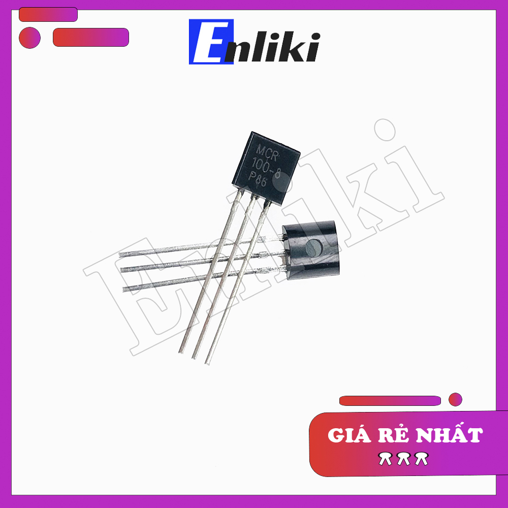 MCR100-8 SCR 0.8A 400V TO92