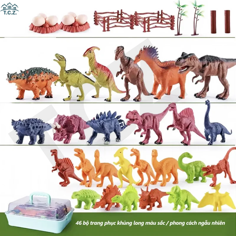 Đồ chơi mô hình khủng long mới, 46 đồ chơi khủng long, kích thích sự hứng thú của trẻ và khơi dậy trí tò mò của trẻ đồ chơi đồ chơi trẻ em đồ chơi trẻ em thông minh đồ chơi cho bé, miễn phí đóng gói hộp