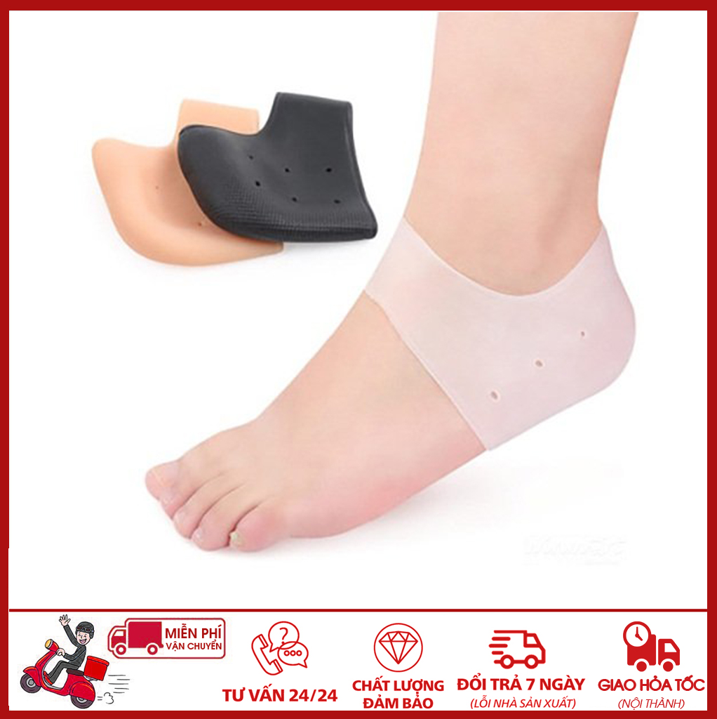 ⛔GIADUNGHOALONG⛔ Bộ 2 bọc gót chân silicon (LOẠI BỌC GÓT)