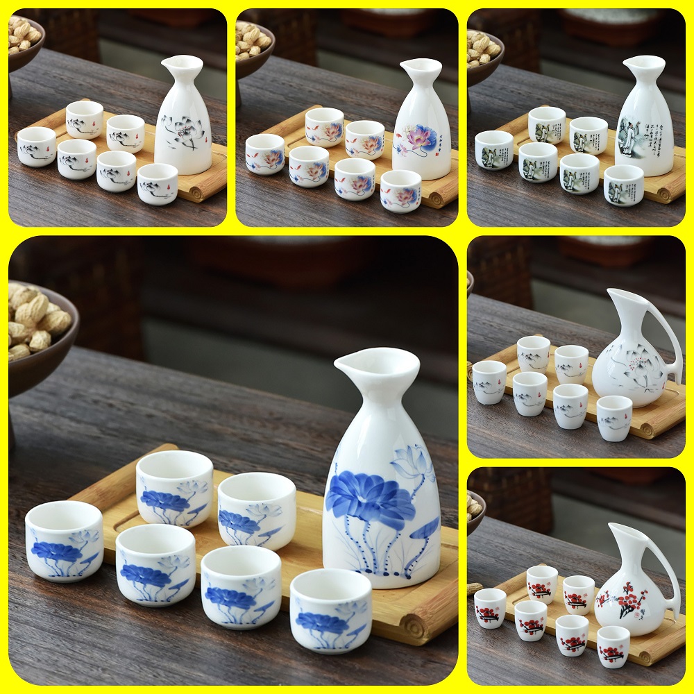 Bộ Chum (bình) + 06 chén