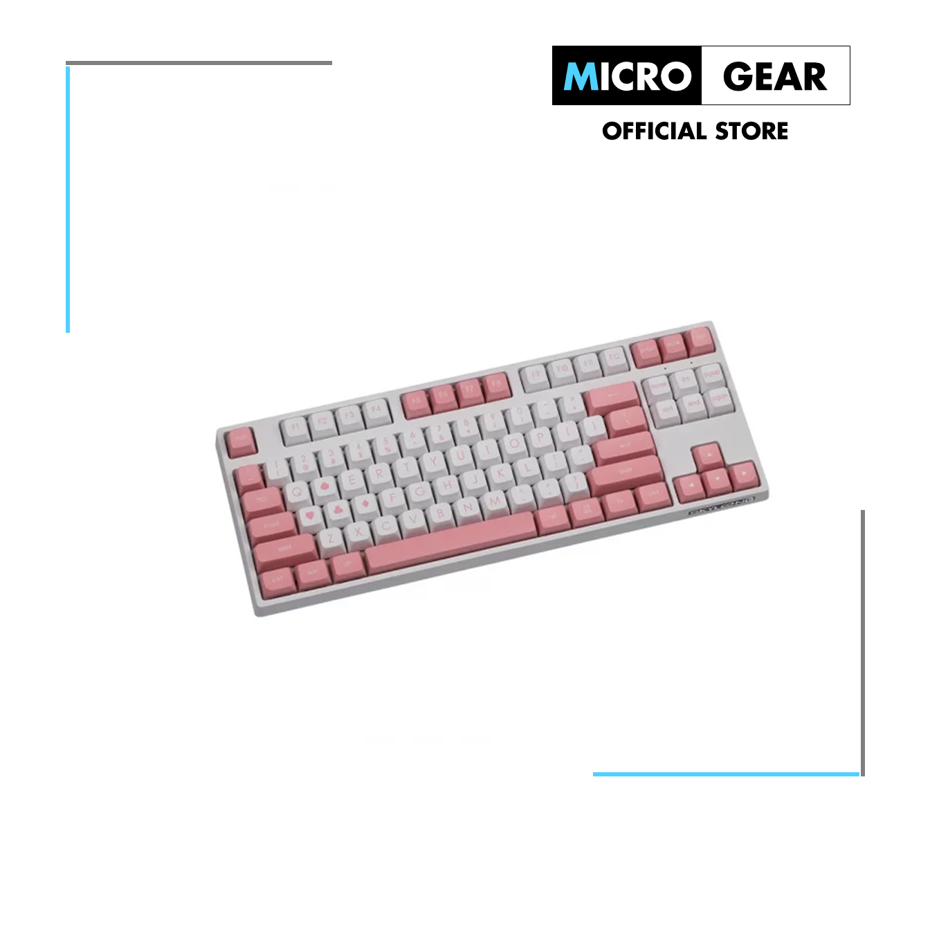 Bộ Keycap Ajazz Peace Kitty 129 phím (Chất liệu PBT / DoubleShot /JSA Profile/ ANSI Layout )
