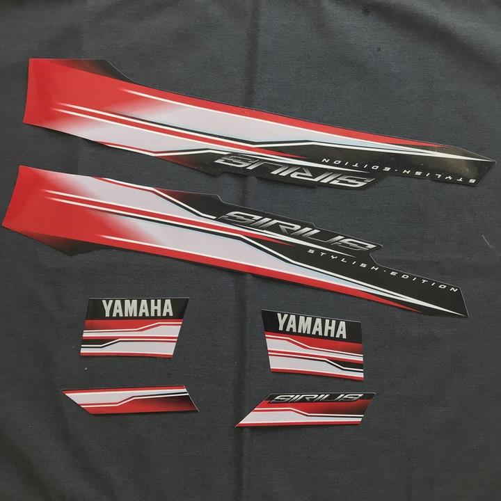 [HCM][HOT] BỘ TEM XE MÁY TEM 3 LỚP CHO XE MÁY YAMAHA SIRIUS ĐỜI 2018 ( MÀU ĐỎ ĐEN TRẮNG )