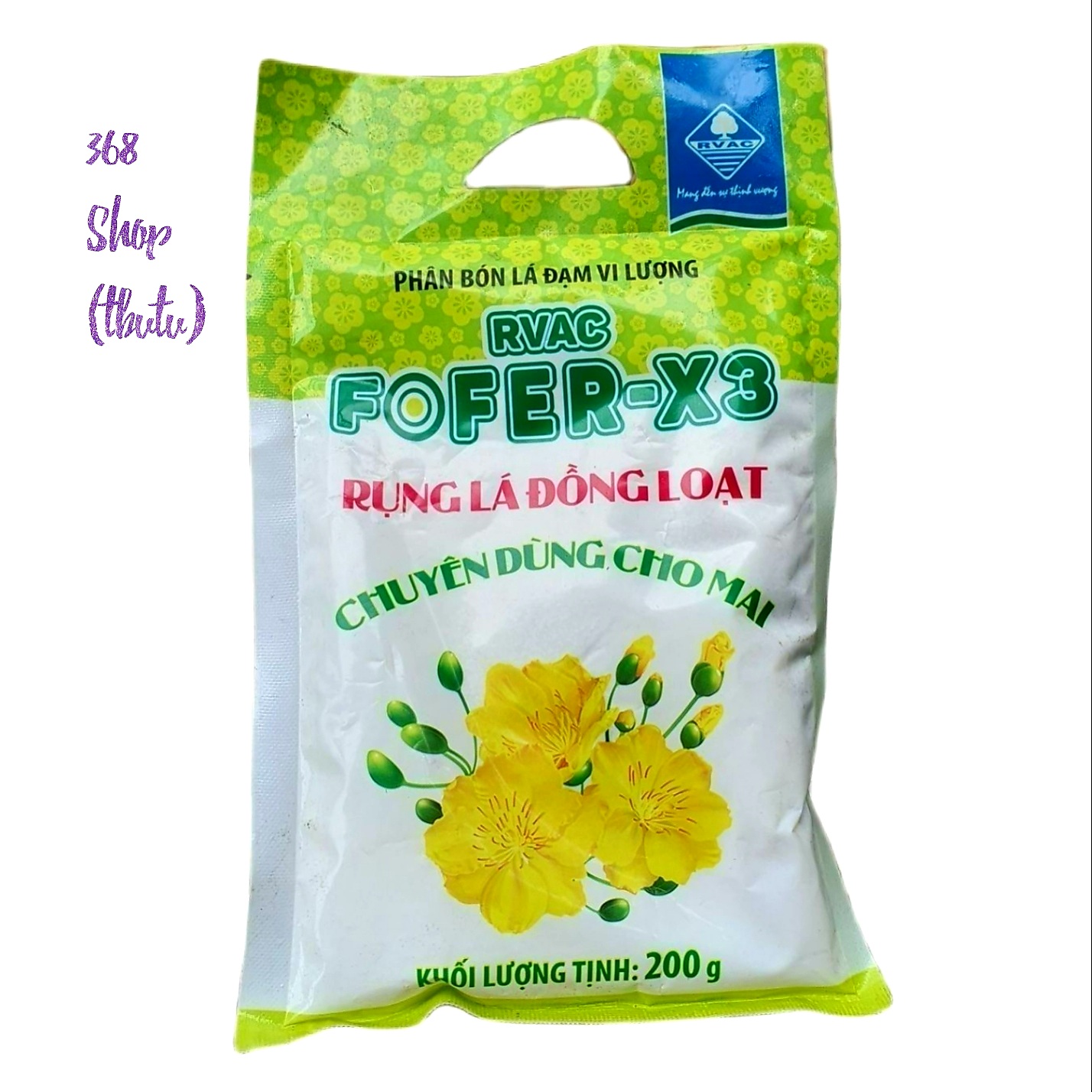Thuố c rụng lá mai rvac fofer - x3 rụng lá đồng loạt cho mai vàng