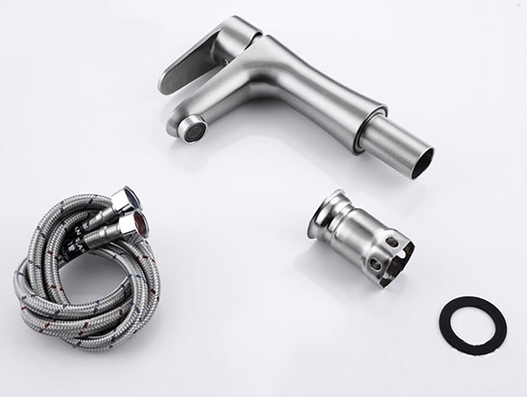 [HCM]Vòi chậu rửa (lavabo) nóng lạnh Inox 304