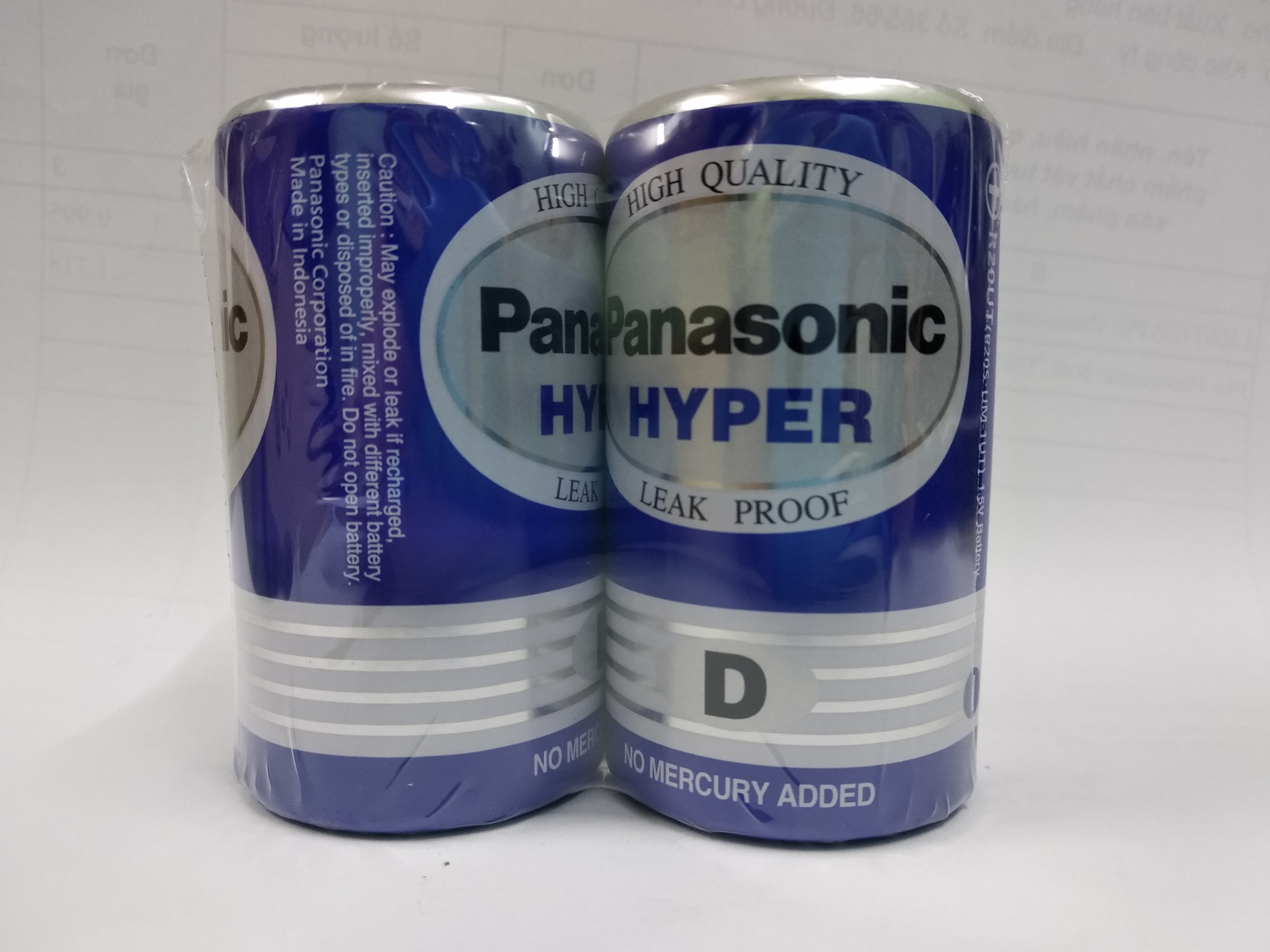 Pin đại D Carbon Panasonic   R20UT/2S (1 vỉ 2 viên )