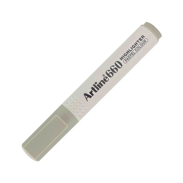 Bút Dạ Quang Pastel Artline EK-660 1.0-4.0mm - Màu Xám