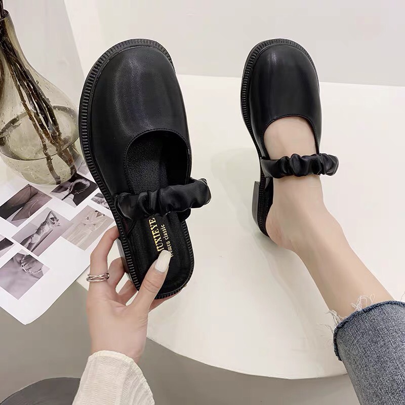 Dép Sục nữ đế độn , giày sục mẫu mới chất da cực đẹp
