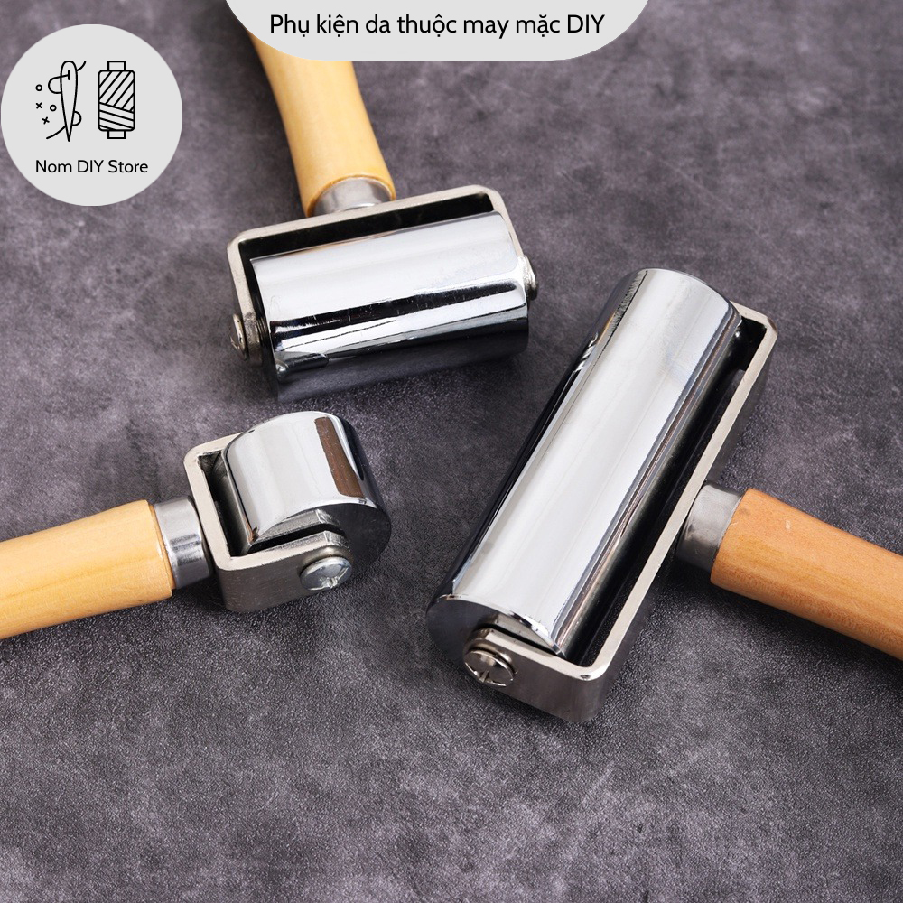 Cây Lăn Keo Rulo Ép Bề Mặt Da Khi Dán Keo Dụng Cụ Làm Đồ Da Túi Xách Bóp Ví Thủ Công Handmade DIY