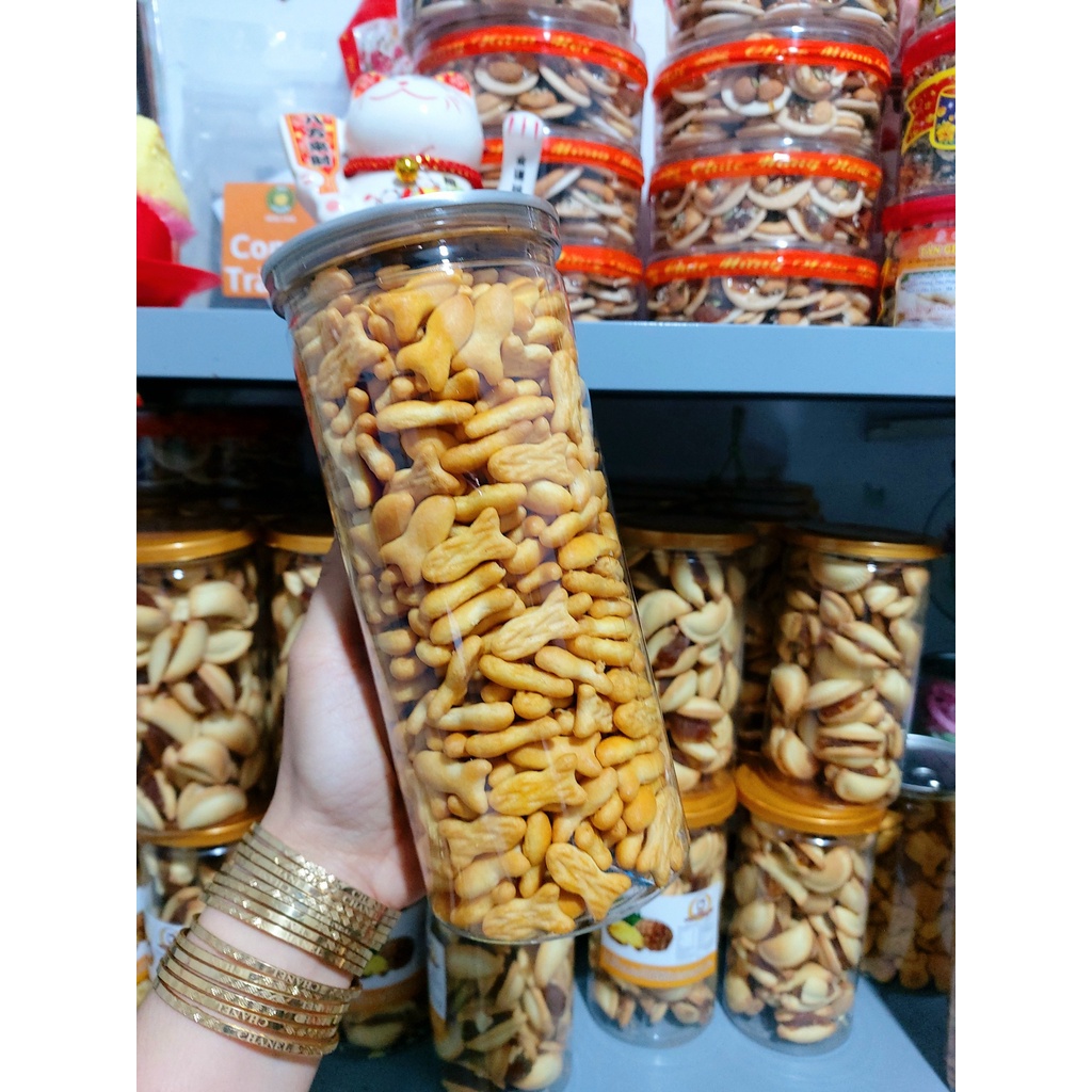 BÁNH QUY CÁ MẶN TUỔI THƠ LON PET 250GR