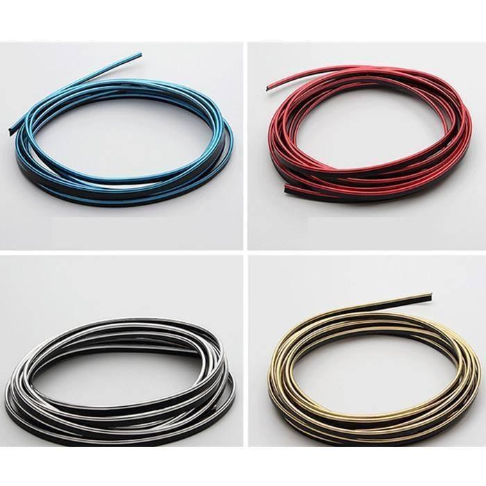 Chỉ Viền Trang Trí Nội Thất Ô Tô Cao Cấp [MÀU BẠC]