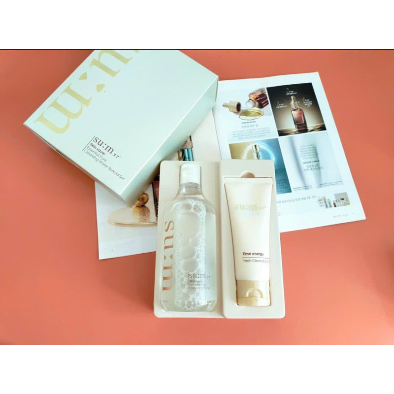 Set Nước tẩy trang Sum full 400ml + Sửa rửa mặt Sum 100ml