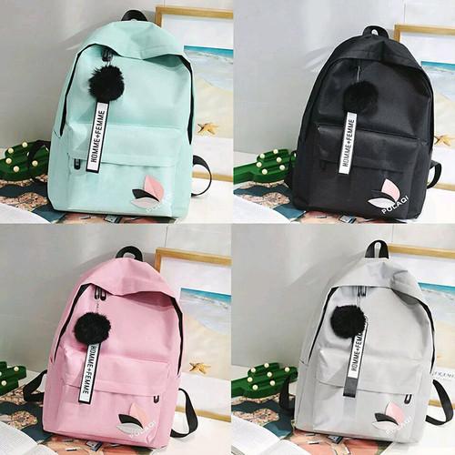 [HCM]Balo Thời Trang Nam Nữ 3 Chiếc Lá Fashion