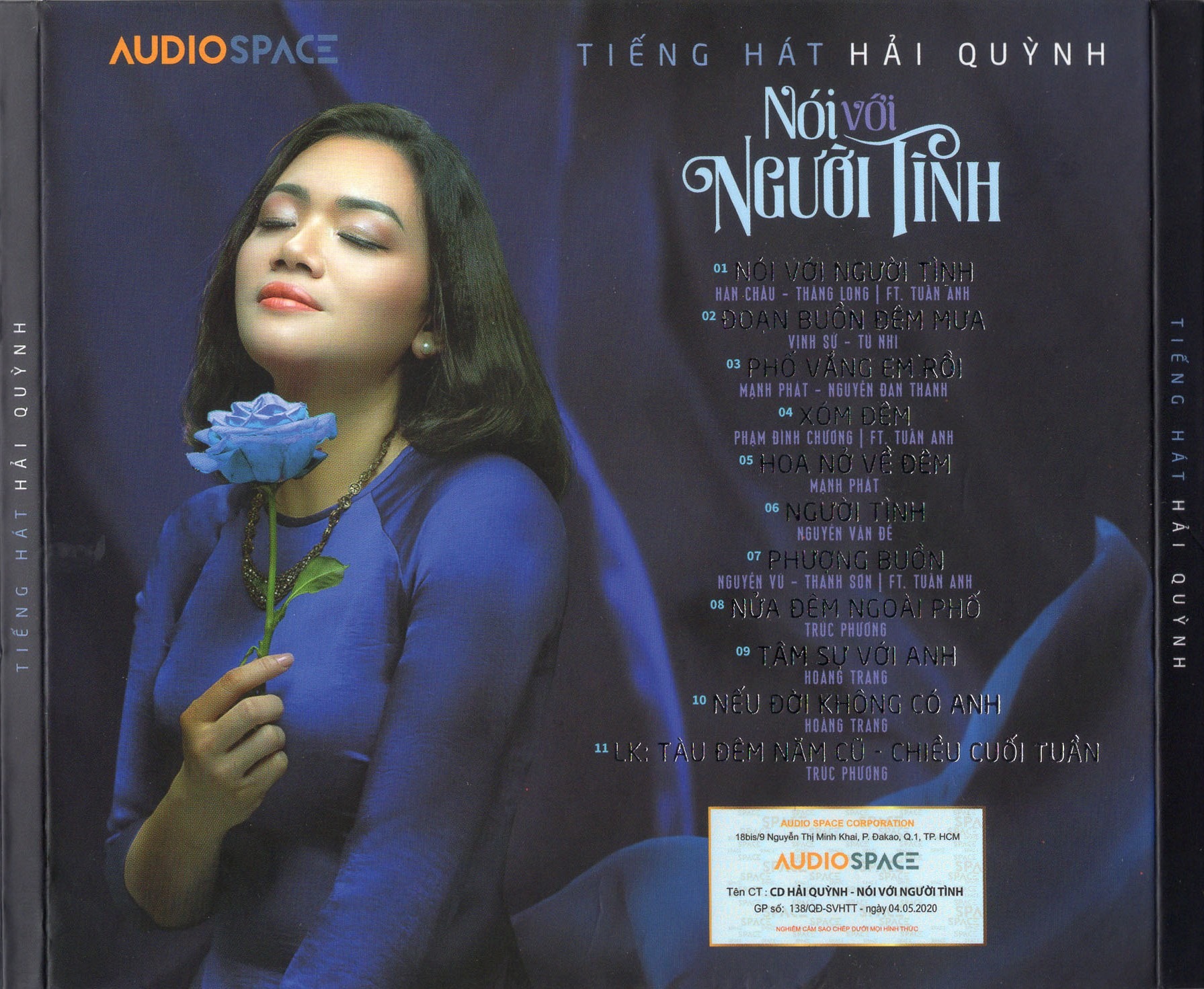 Bộ 2 đĩa cd nhạc Hải Quỳnh (phôi đĩa nhật)