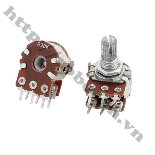 5 CHIẾT ÁP ĐÔI 20K OHM B20K