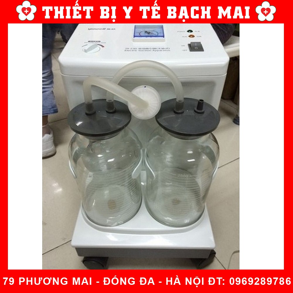 Máy Hút Dịch Đờm 2 Bình YUWELL 7A-23D [, BẢO HÀNH 02 NĂM]