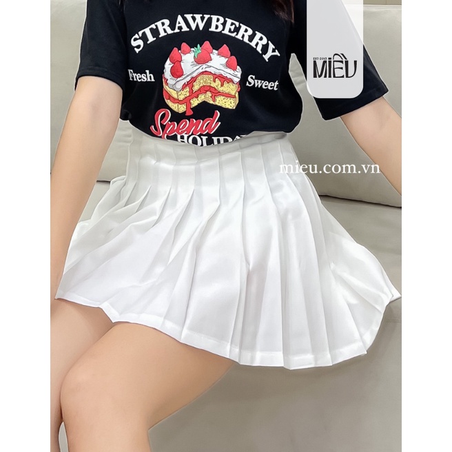 Chân váy ngắn xếp li Tinit Skirt