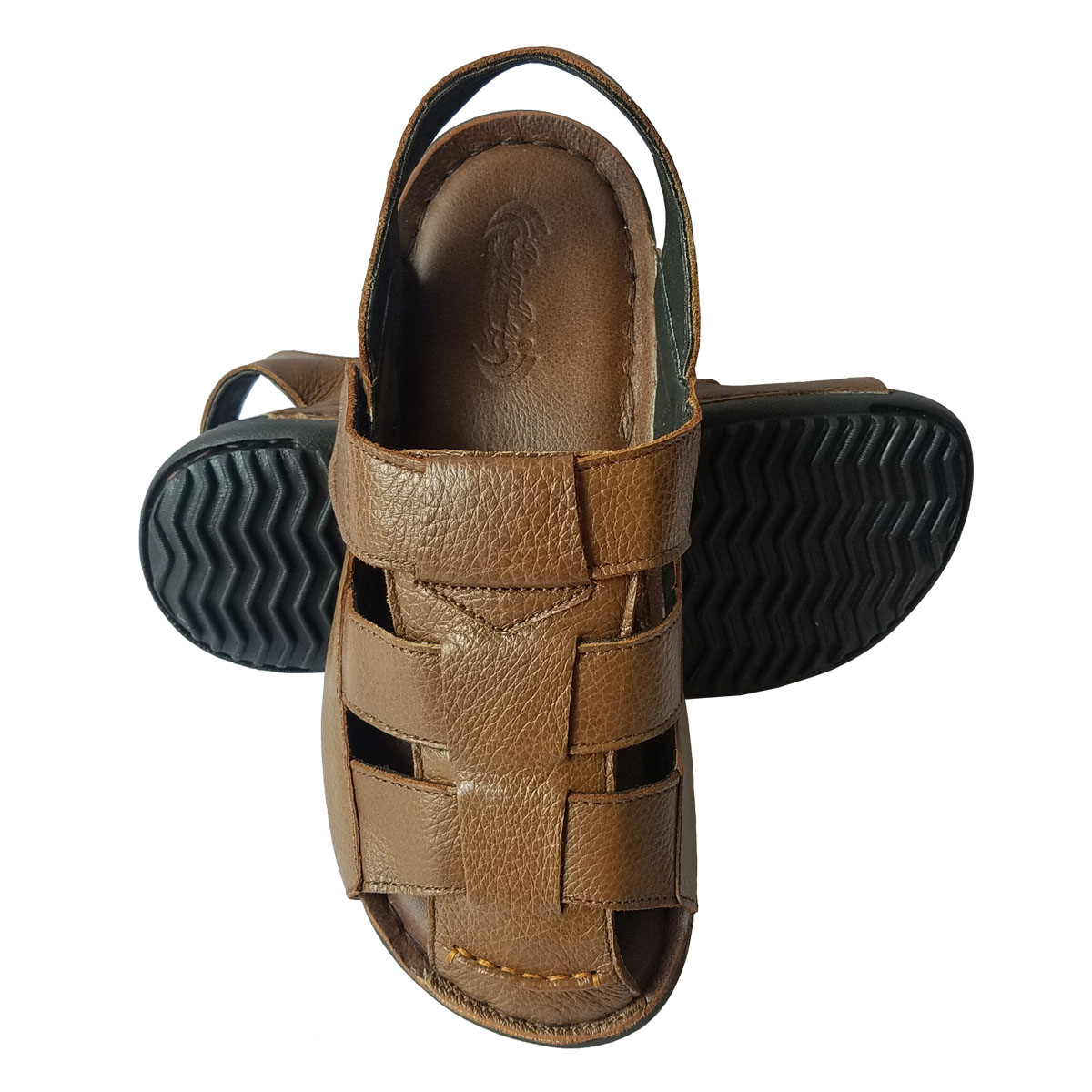 Giày Sandal Nam Bít Mũi Da Bò Thật BIGGBEN SDB111