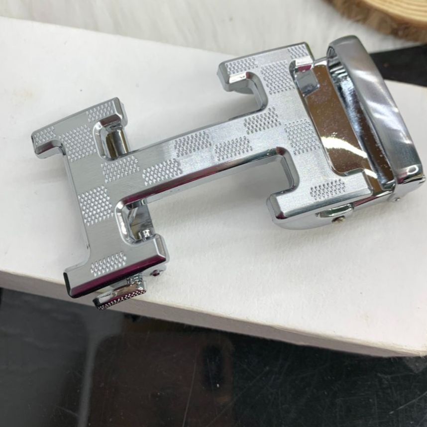 Mặt thắt lưng chữ H lắp dây 3,5cm khóa tự động