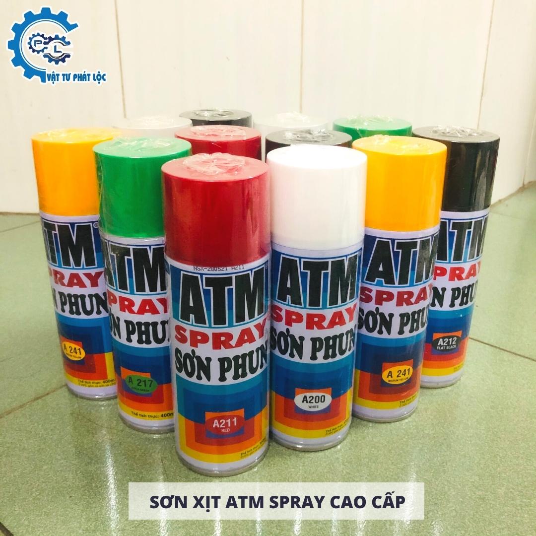 Sơn xịt ATM đủ màu tiện lợi 400 ml