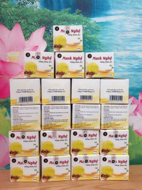Mask kem nghệ hồng sâm hũ 50g handmade