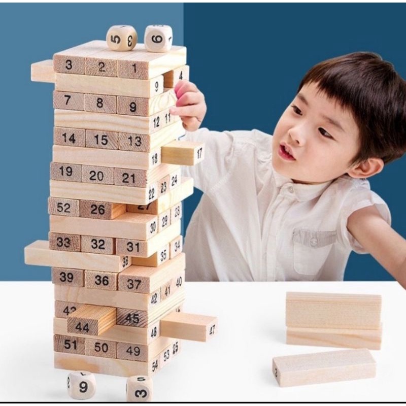 Đồ Chơi Rút Gỗ Màu Sắc Loại Lớn