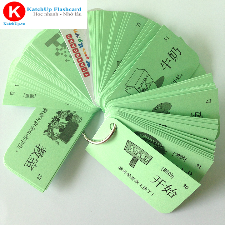 [HCM] Bộ Flashcard Tiếng Trung HSK 1,2 – High Quality
